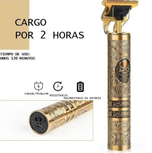 Foto 2 | Rasuradora de Cabello Trimmer Lagom YYT-010 Recargable USB Alta Potencia 7000 RPM