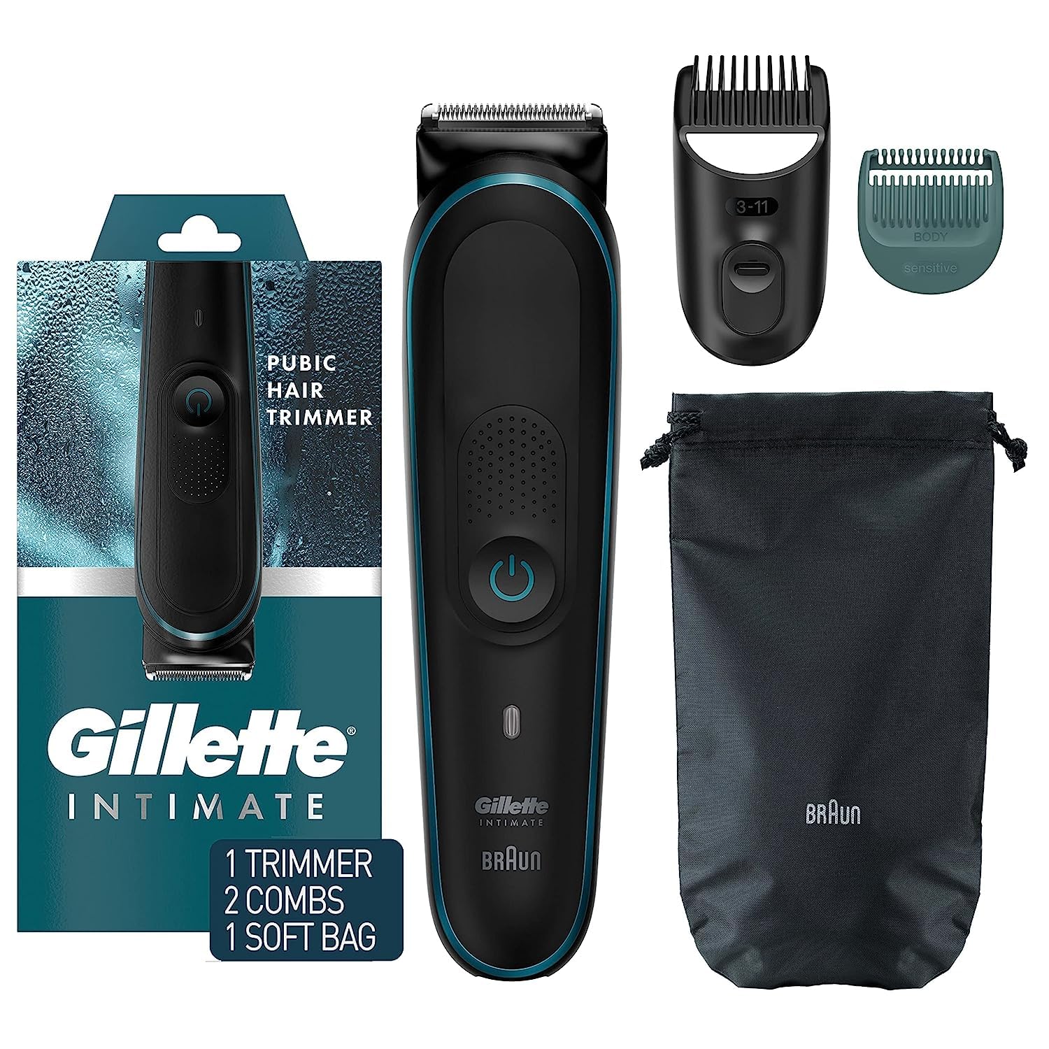 Foto 2 pulgar | Cortadora Gillette Impermeable Intimate Manscape para Hombre - Venta Internacional