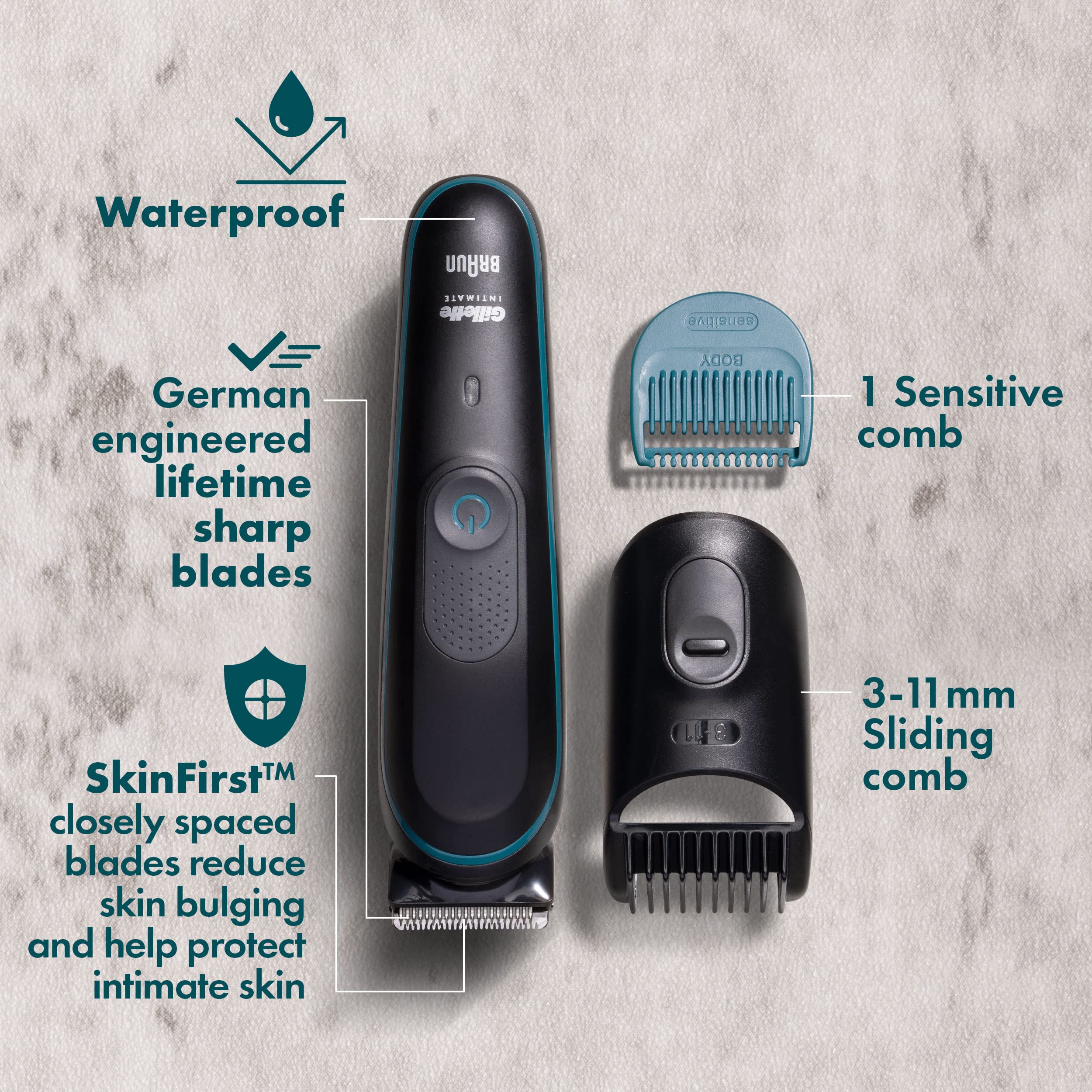 Foto 4 pulgar | Cortadora Gillette Impermeable Intimate Manscape para Hombre - Venta Internacional