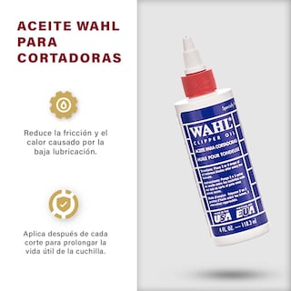 Foto 3 | Recortadora Profesional Wahl Peanut Blanca + Aceite Lubricante para Cuchillas