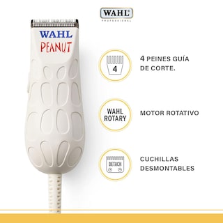 Foto 6 | Recortadora Profesional Wahl Peanut Blanca + Aceite Lubricante para Cuchillas