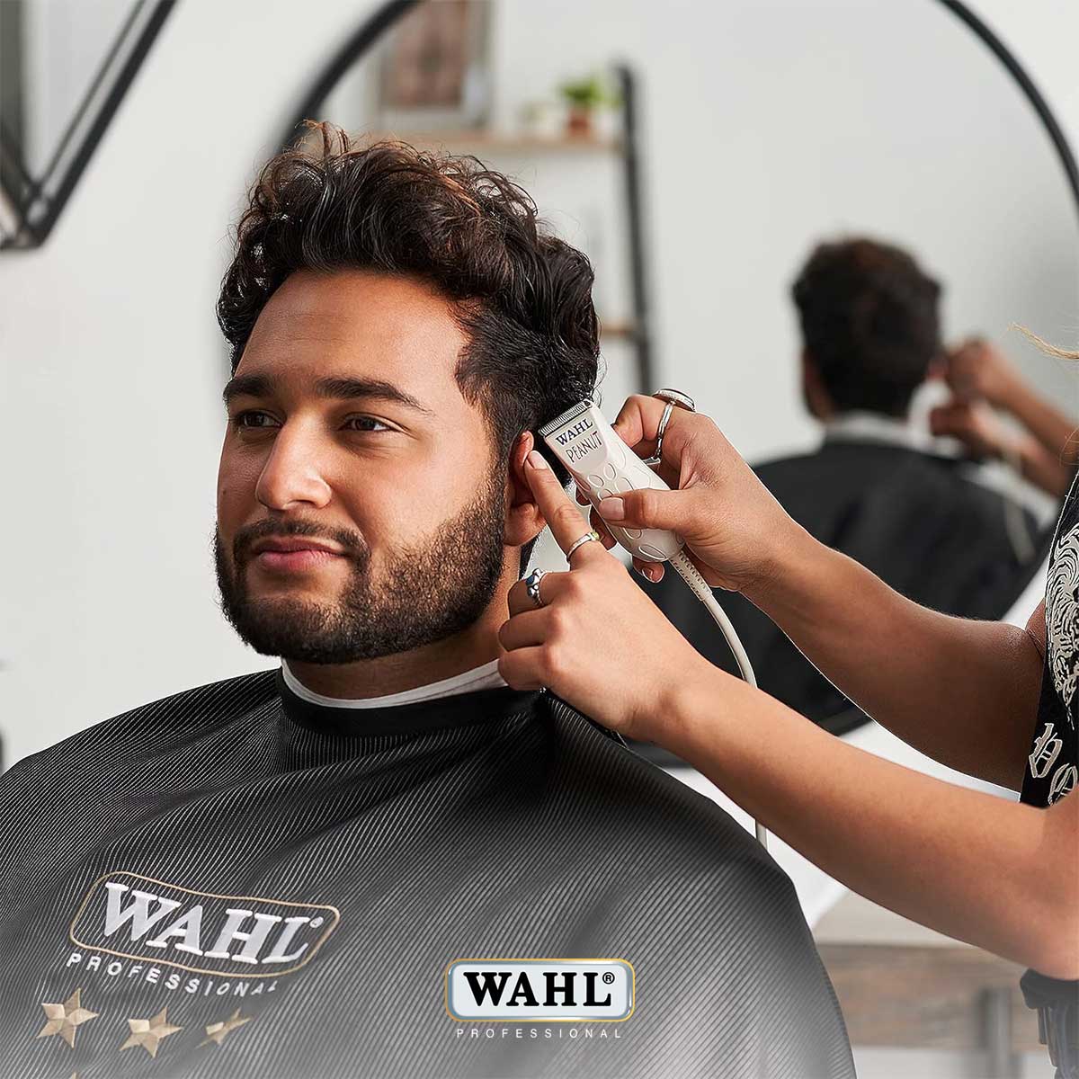 Foto 8 pulgar | Recortadora Profesional Wahl Peanut Blanca + Aceite Lubricante para Cuchillas