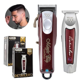 Foto 1 | Combo Cortadora Magic Clip Y Recortadora Detailer + Aceite Wahl Profesional