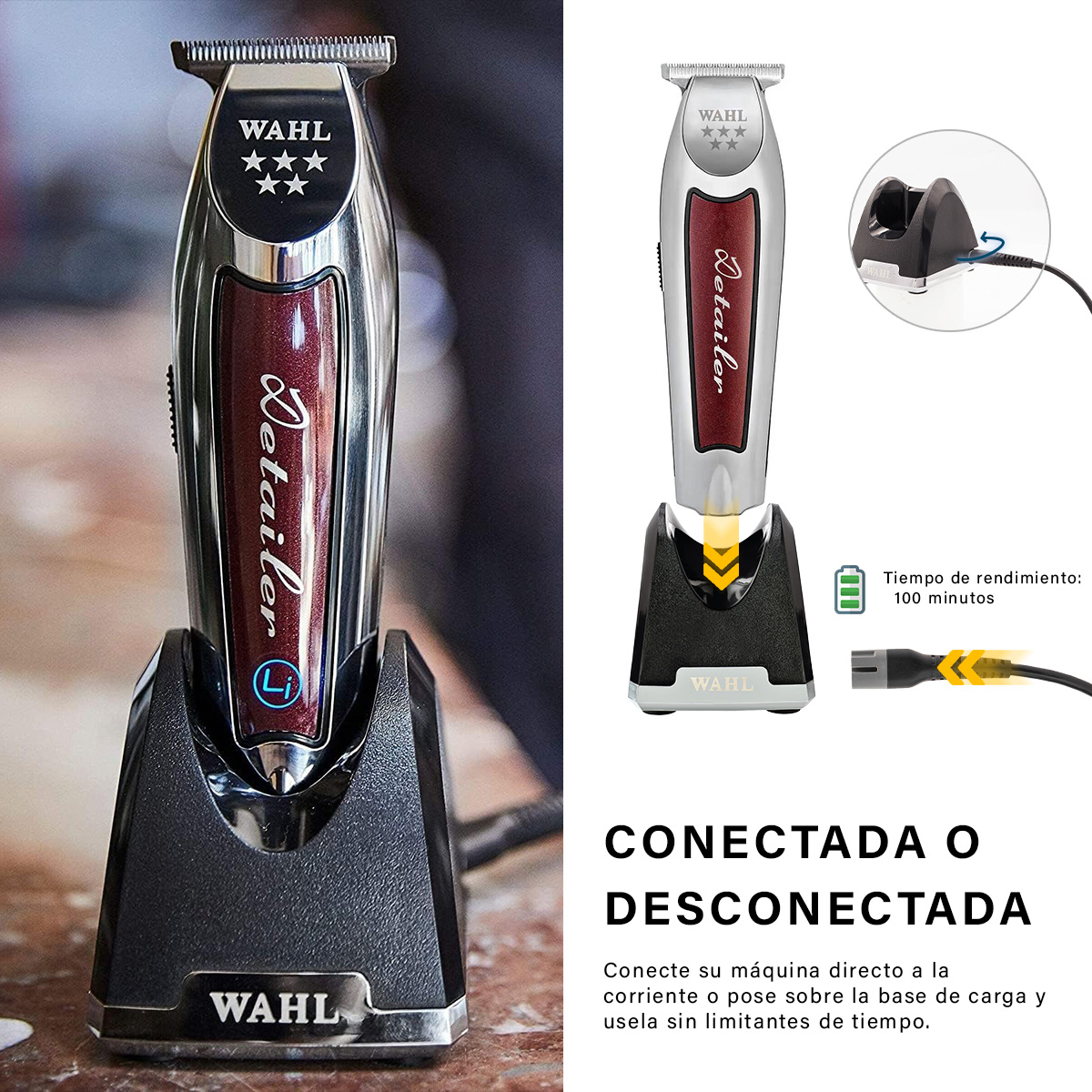 Foto 5 | Combo Cortadora Magic Clip Y Recortadora Detailer + Aceite Wahl Profesional