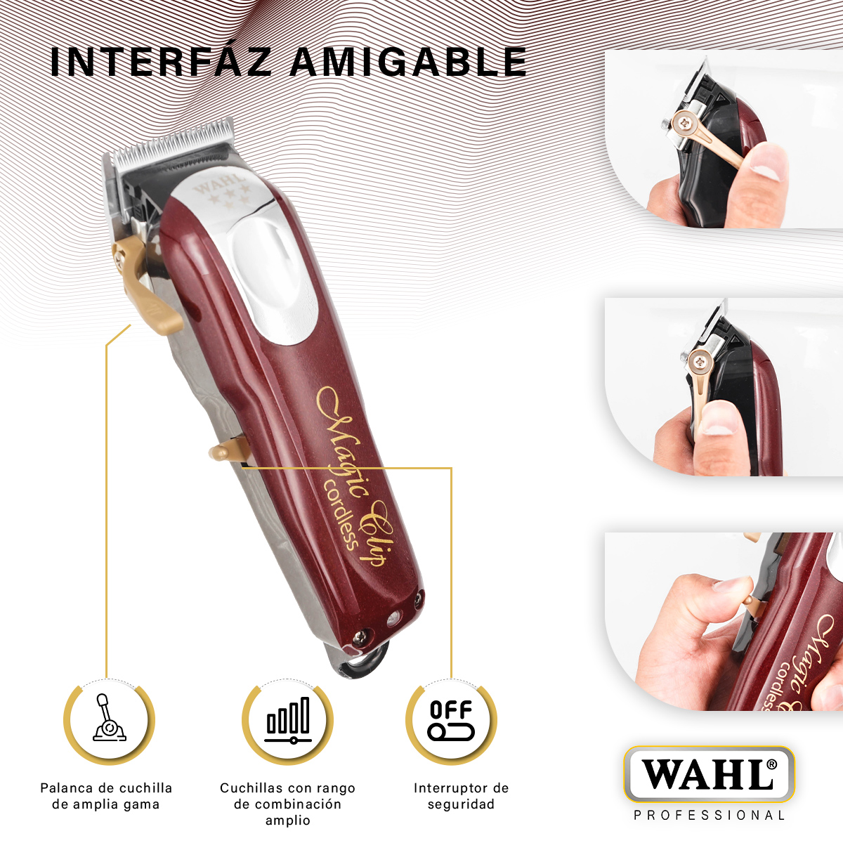 Foto 8 | Combo Cortadora Magic Clip Y Recortadora Detailer + Aceite Wahl Profesional