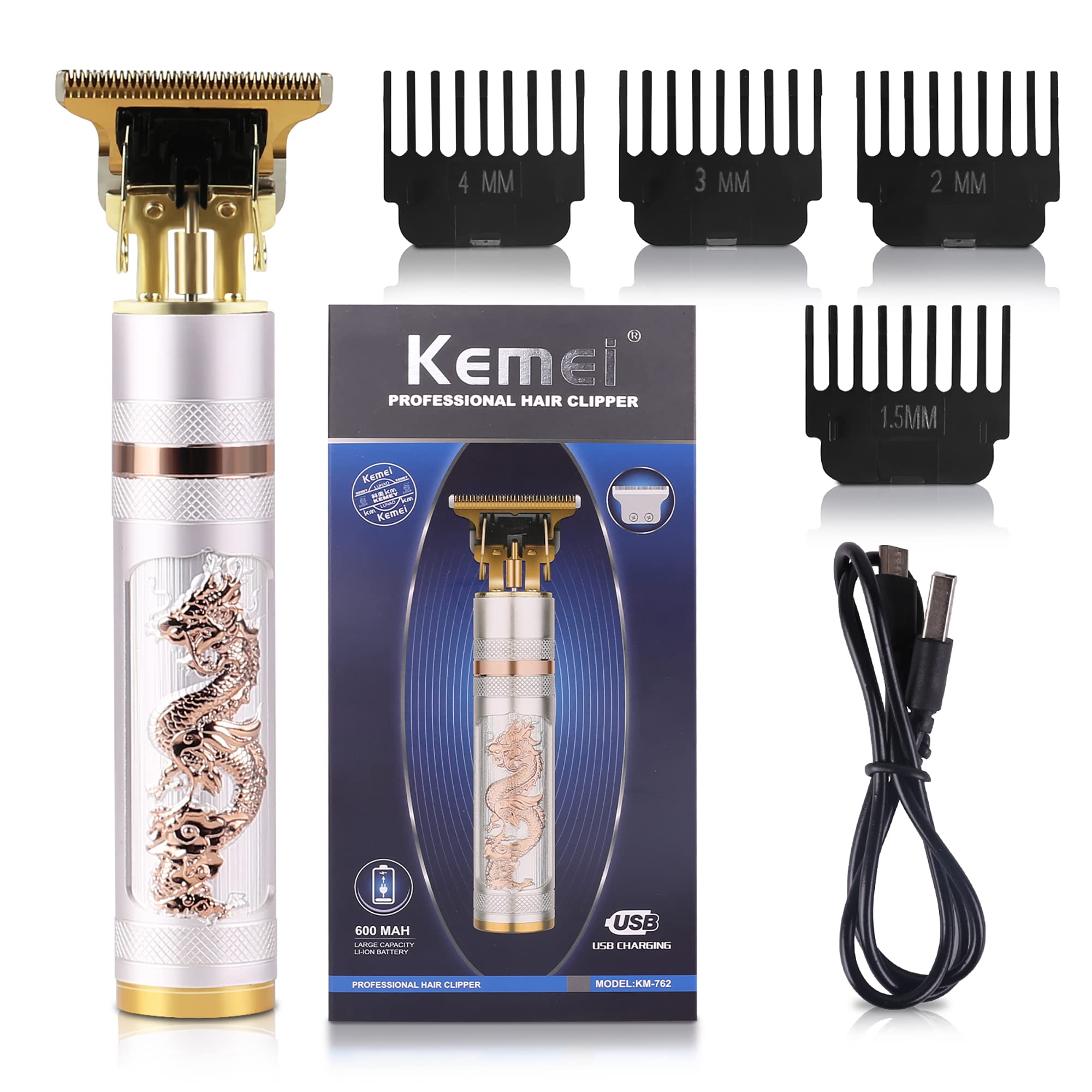 Foto 2 pulgar | Cortadora De Barba Kemei Pro Li Grooming De Hair Clippers Para Hombre - Venta Internacional.