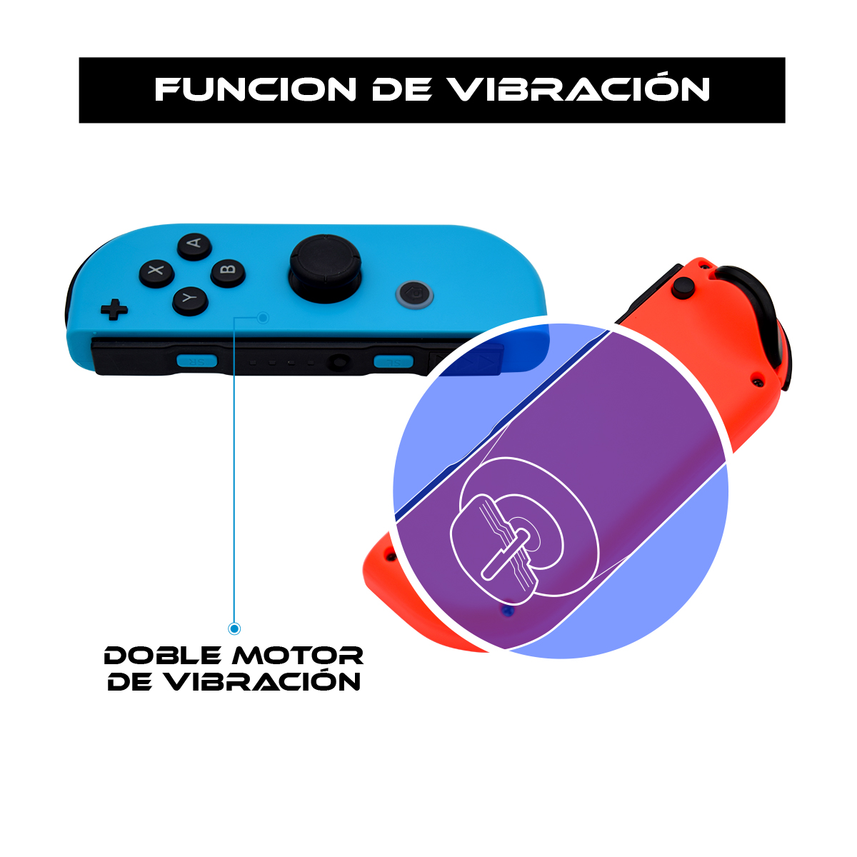 Foto 7 pulgar | Controles Joy-con Compatibles Con Nintendo Switch Virtual Zone