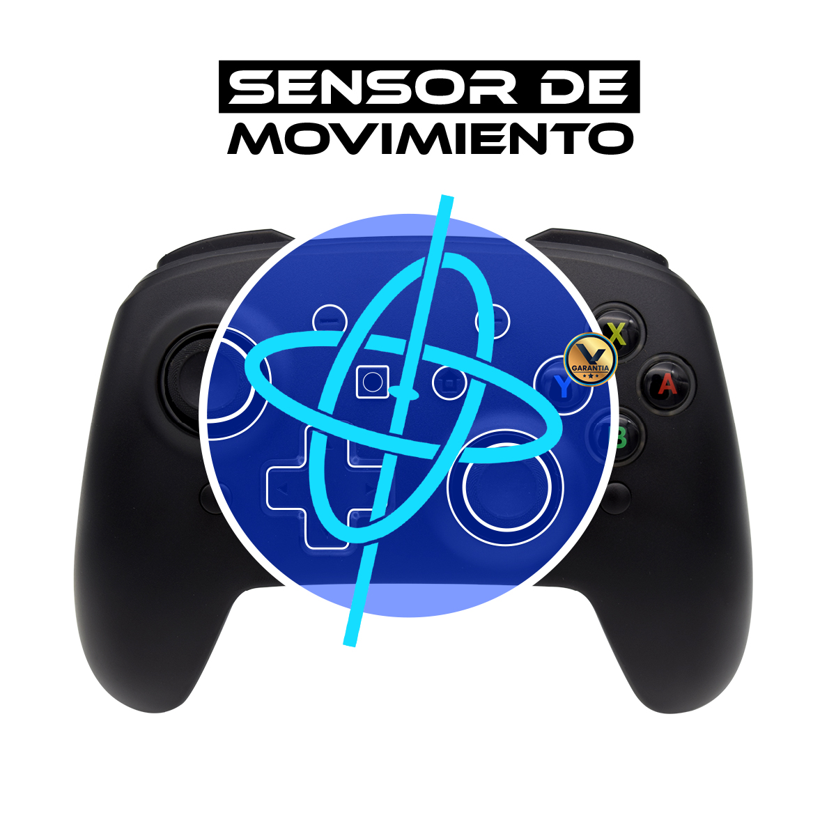 Foto 5 pulgar | Control Inalámbrico RGB Compatible con iPhone/Nintendo Switch/Android/PC