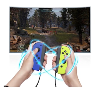Foto 3 | Joy-Cons Nintendo color Azul y Amarillo Neón para Nintendo Switch