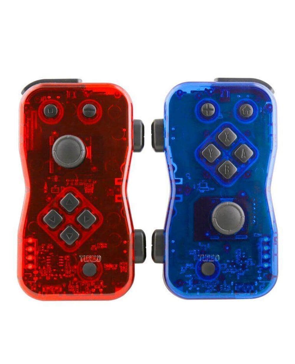 Controles Dualies Nyko para Nintendo Switch Rojo y Azul