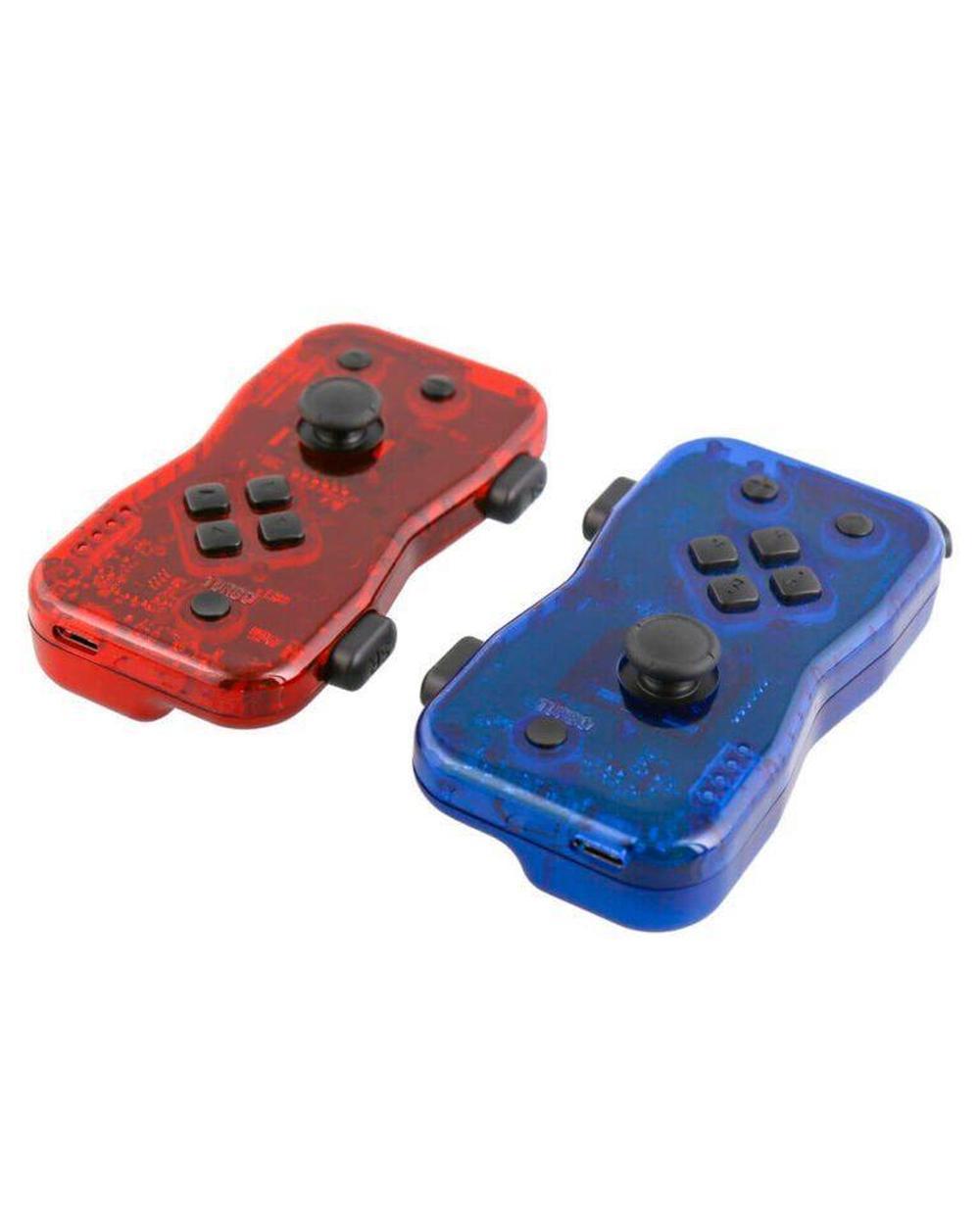 Foto 4 pulgar | Controles Dualies Nyko para Nintendo Switch Rojo y Azul