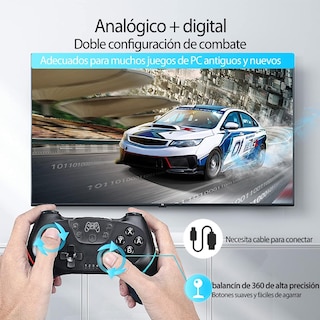 Foto 7 | Control Inalámbrico Pro para Nintendo Switch Fotgear Joystick Remoto Bluetooth
