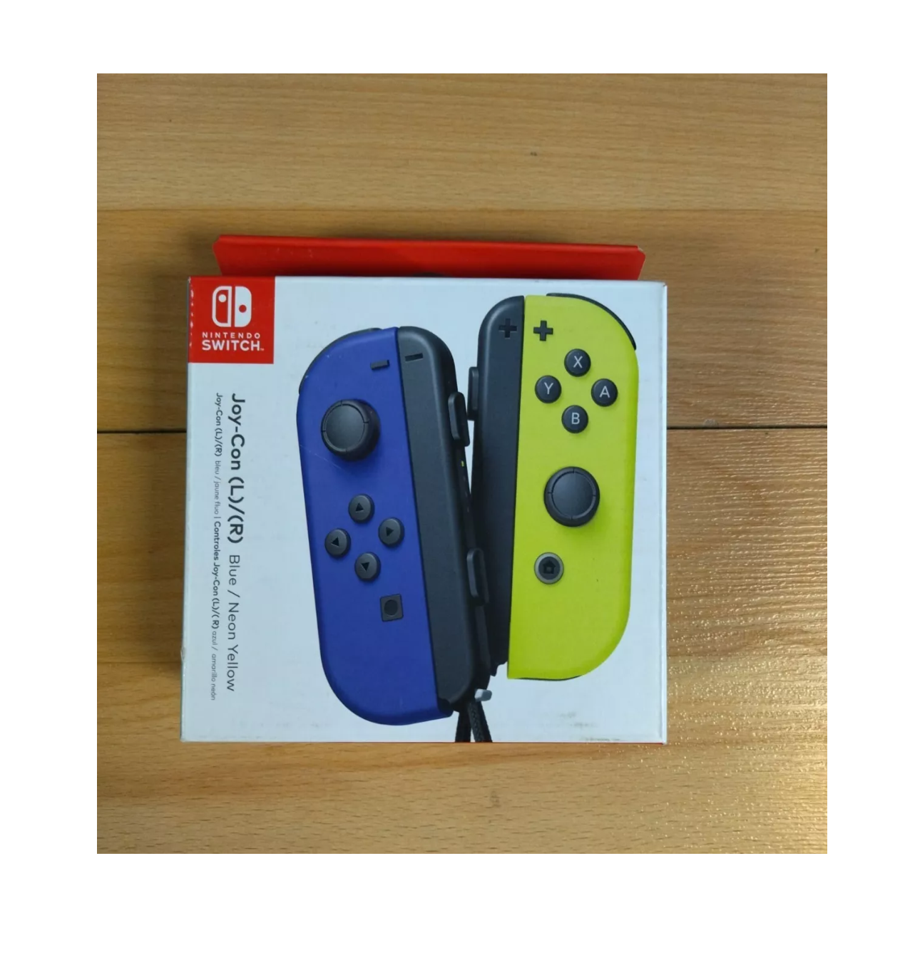 Foto 4 pulgar | Set De Control Inalámbrico Nintendo Switch Joy-con (l)/(r) Neón Azul Y Amarillo Neón