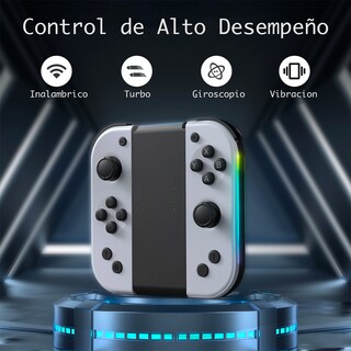 Foto 5 | Joy Cons Genéricos con Luz RGB y Botón Turbo para Nintendo Switch