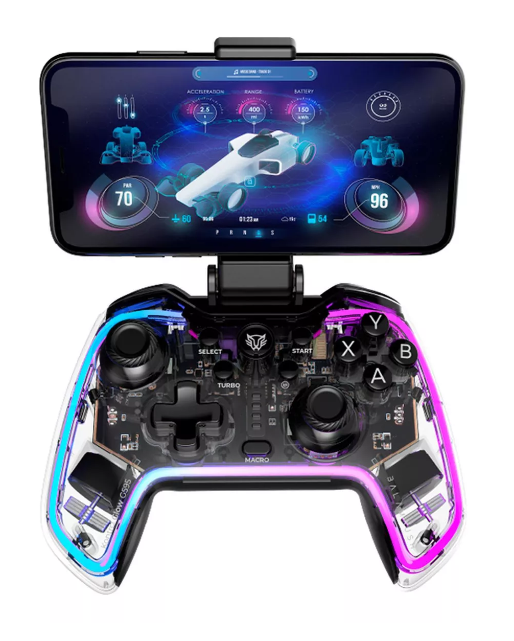 Foto 3 pulgar | Control Balam Rush Negro BT 5.0 Android PC Switch PS4