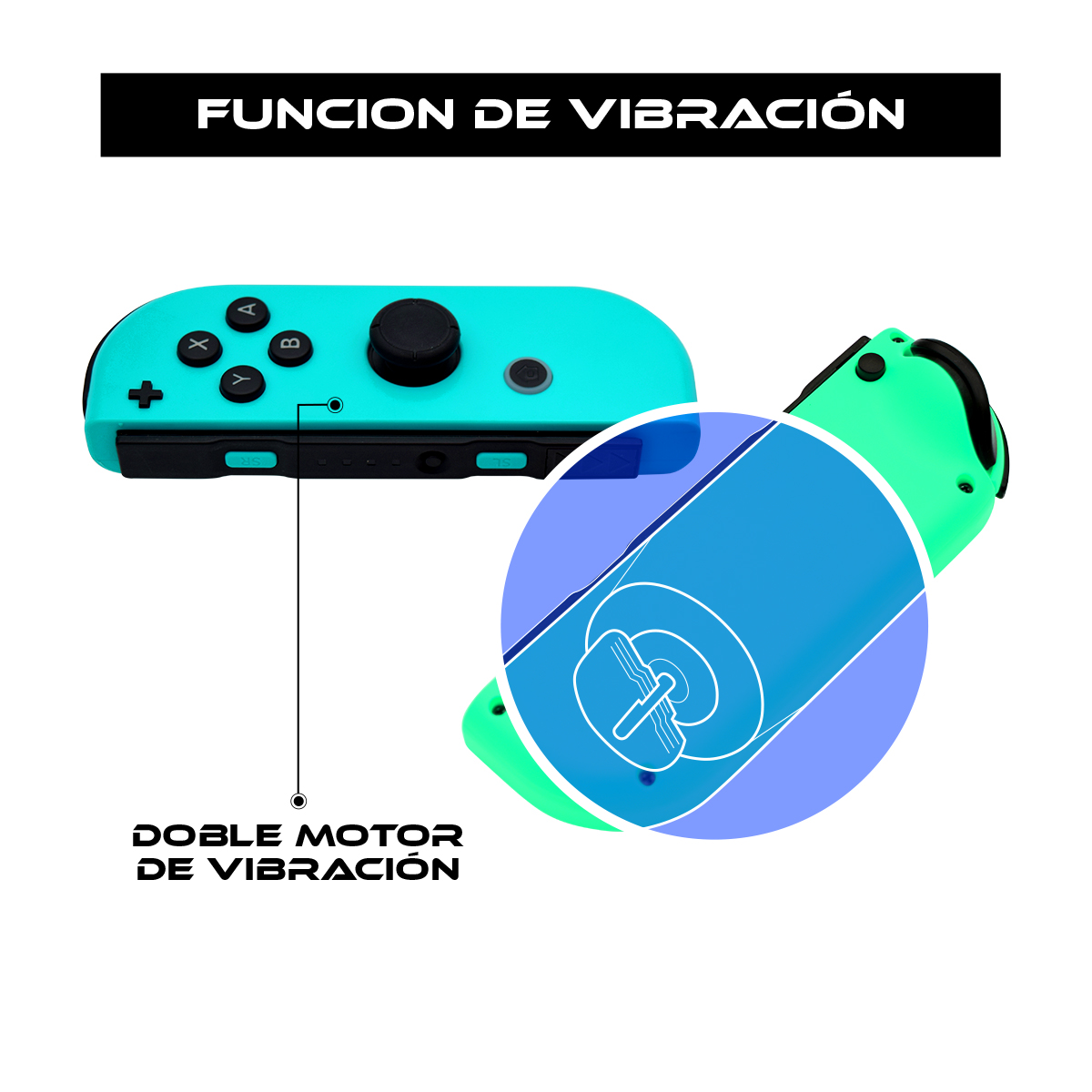 Foto 6 pulgar | Controles Joy-Con Compatibles con Nintendo Switch