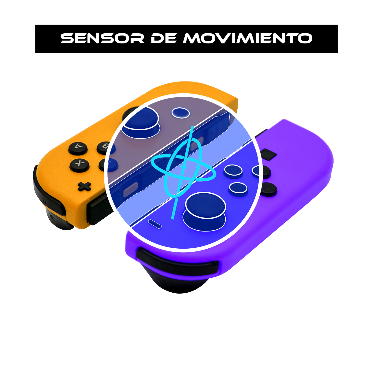 Foto 3 pulgar | Controles Joy-Con Compatibles con Nintendo Switch