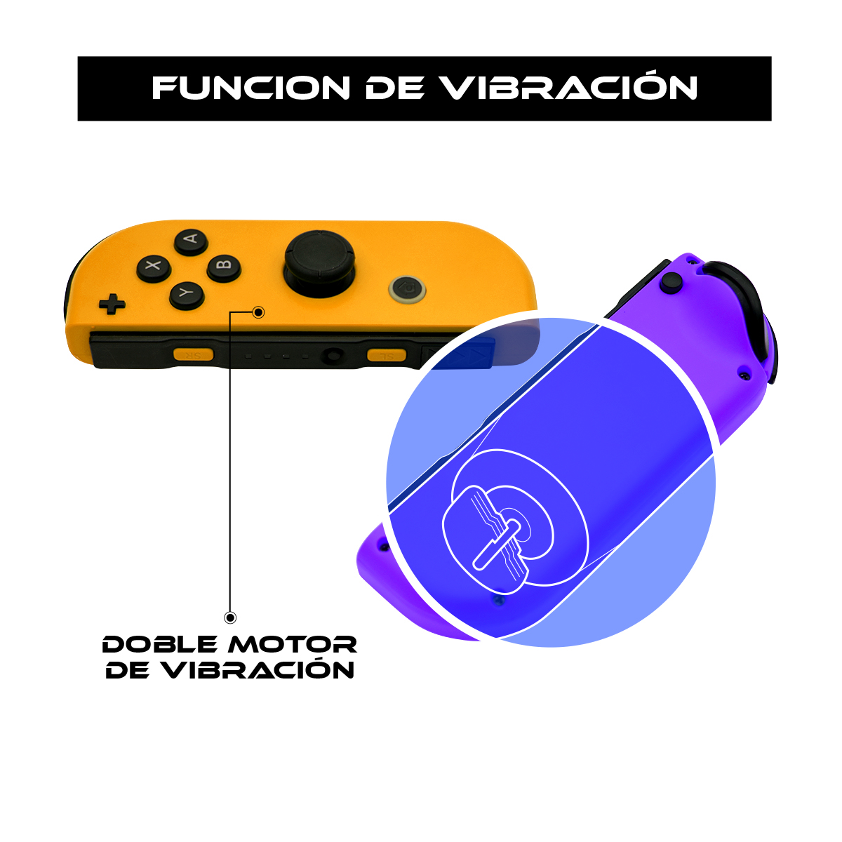 Foto 6 pulgar | Controles Joy-Con Compatibles con Nintendo Switch