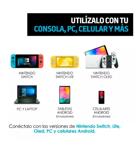 Foto 5 pulgar | Control Para Nintendo Switch Retro Inalámbrico Con Diseño Clásico, Compatible Con Switch, Switch Lite, Switch