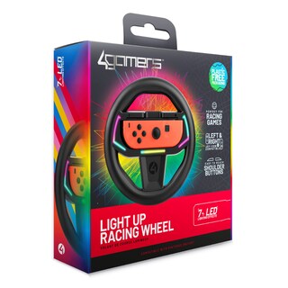 Foto 6 | Volante De Carreras 4gamers Racing Wheel Led: Compatible Con Joy-con De Nintendo Switch
