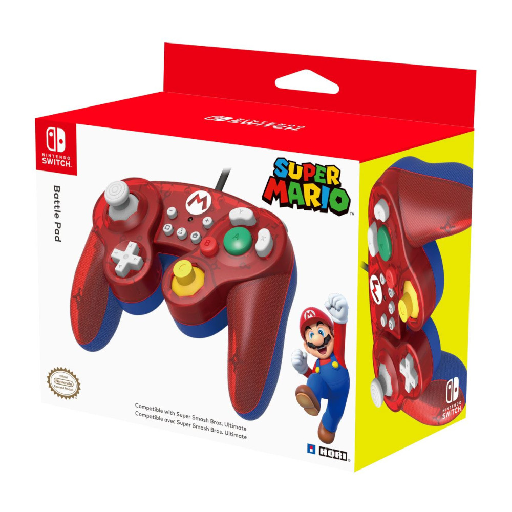 Foto 2 pulgar | Control Nintendo Hori Battle Pad Mario