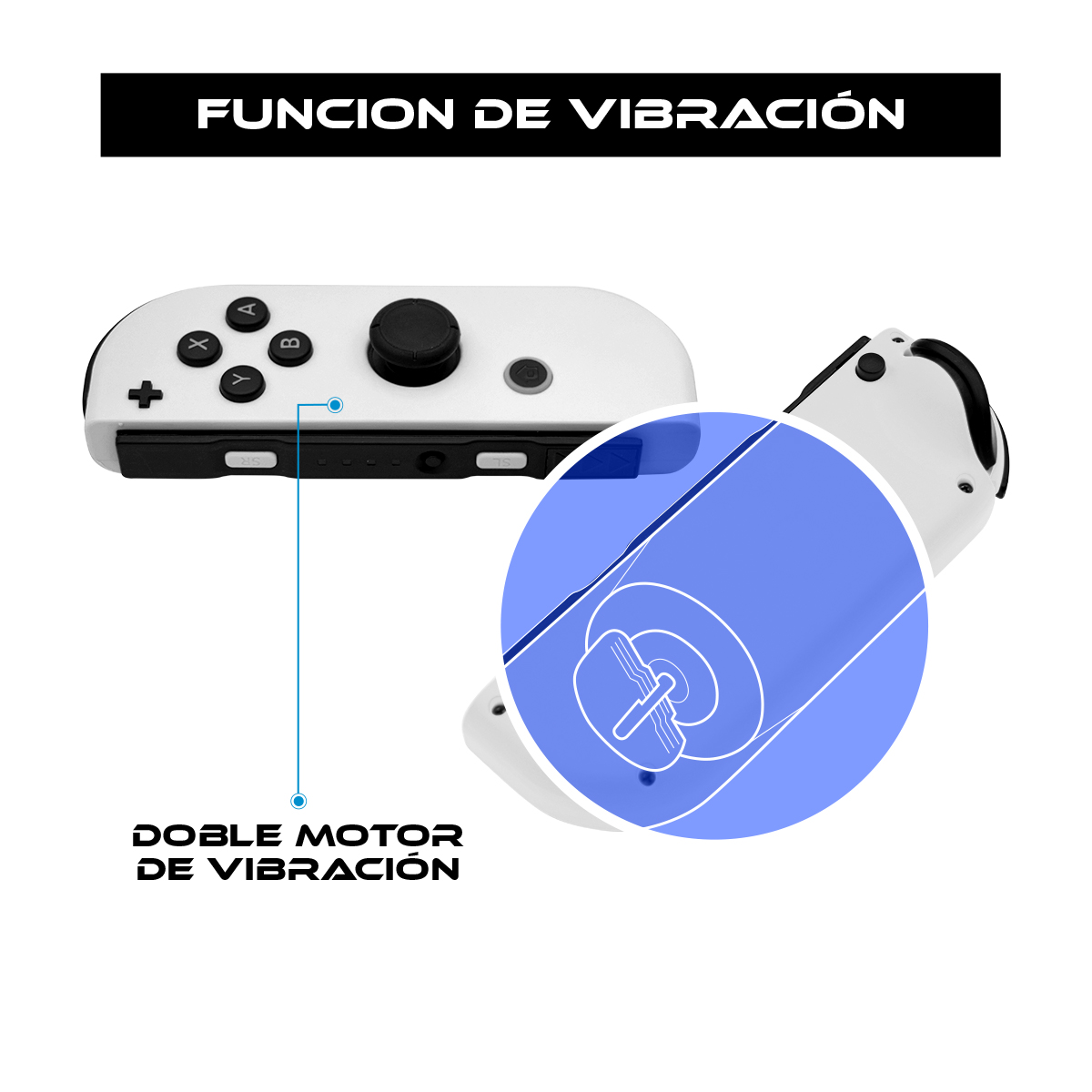 Foto 5 | Controles Joy-con Virtual Zone Compatibles Con Nintendo Switch