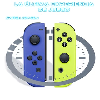 Foto 6 | Set De Control Joystick Inalámbrico Para N-switch Joy-con Verde-azul+cordón Para La Muñeca