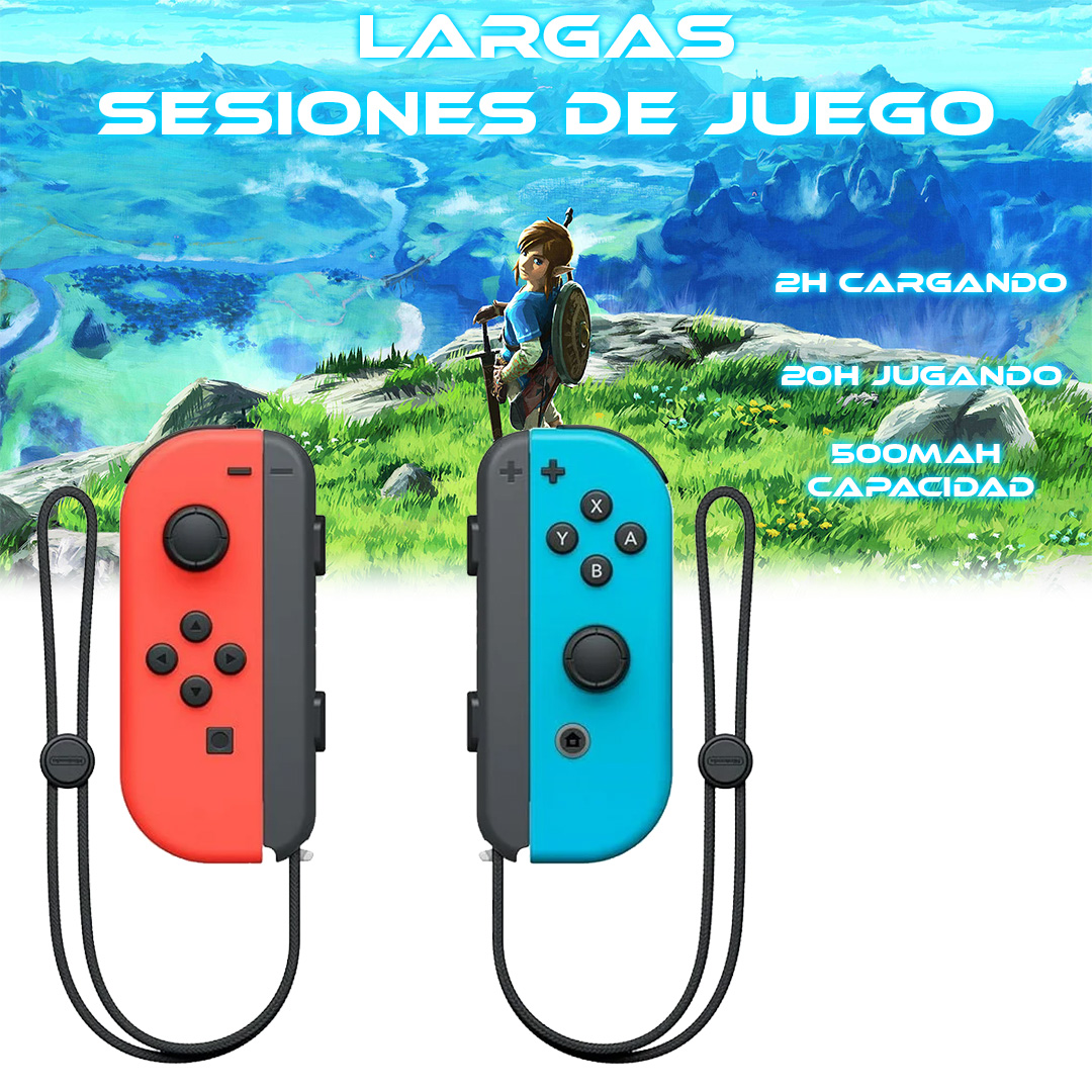 Foto 3 pulgar | Set De Control Joystick Inalámbrico Para N-switch Joy-con Clasico+cordón Para La Muñeca