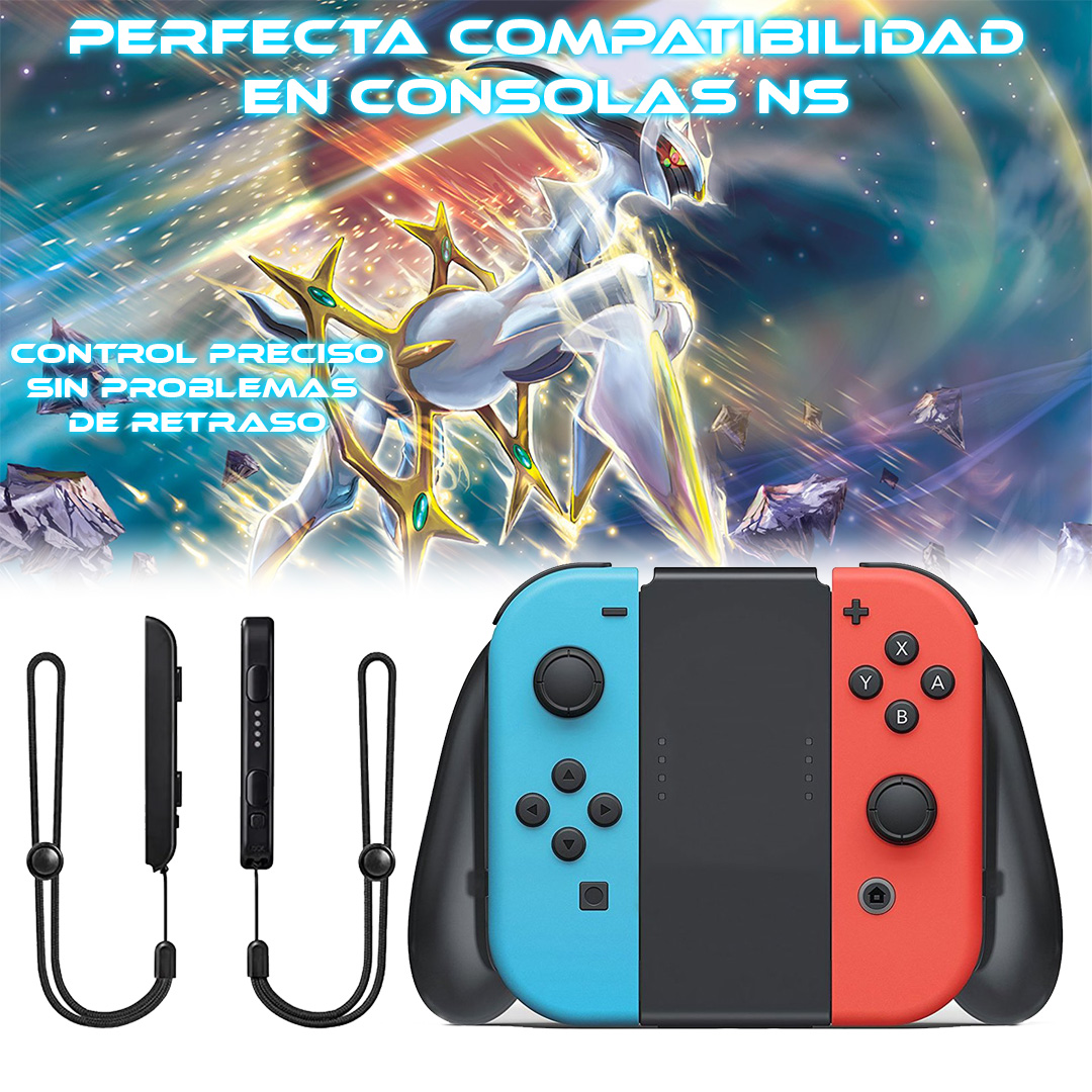 Foto 6 pulgar | Set De Control Joystick Inalámbrico Para N-switch Joy-con Clasico+cordón Para La Muñeca