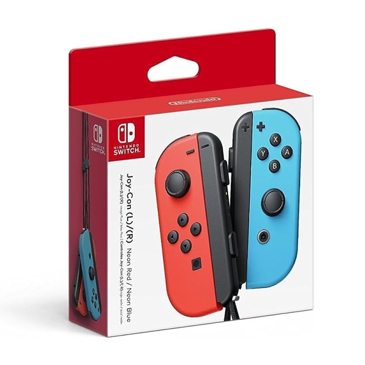 Foto 1 | Control Joy-Con Neón Red y Neón Blue para Nintendo Switch