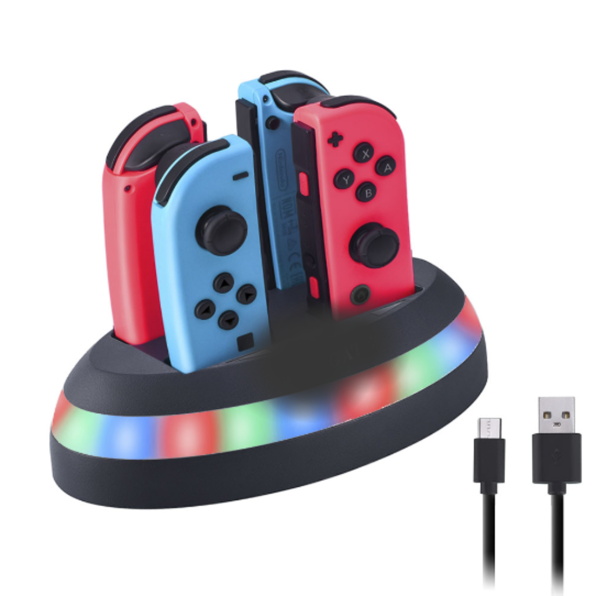 Foto 2 | Estación de Carga Rápida para Nintendo Switch Joy-Con - Carga 4 Mandos Simultáneamente