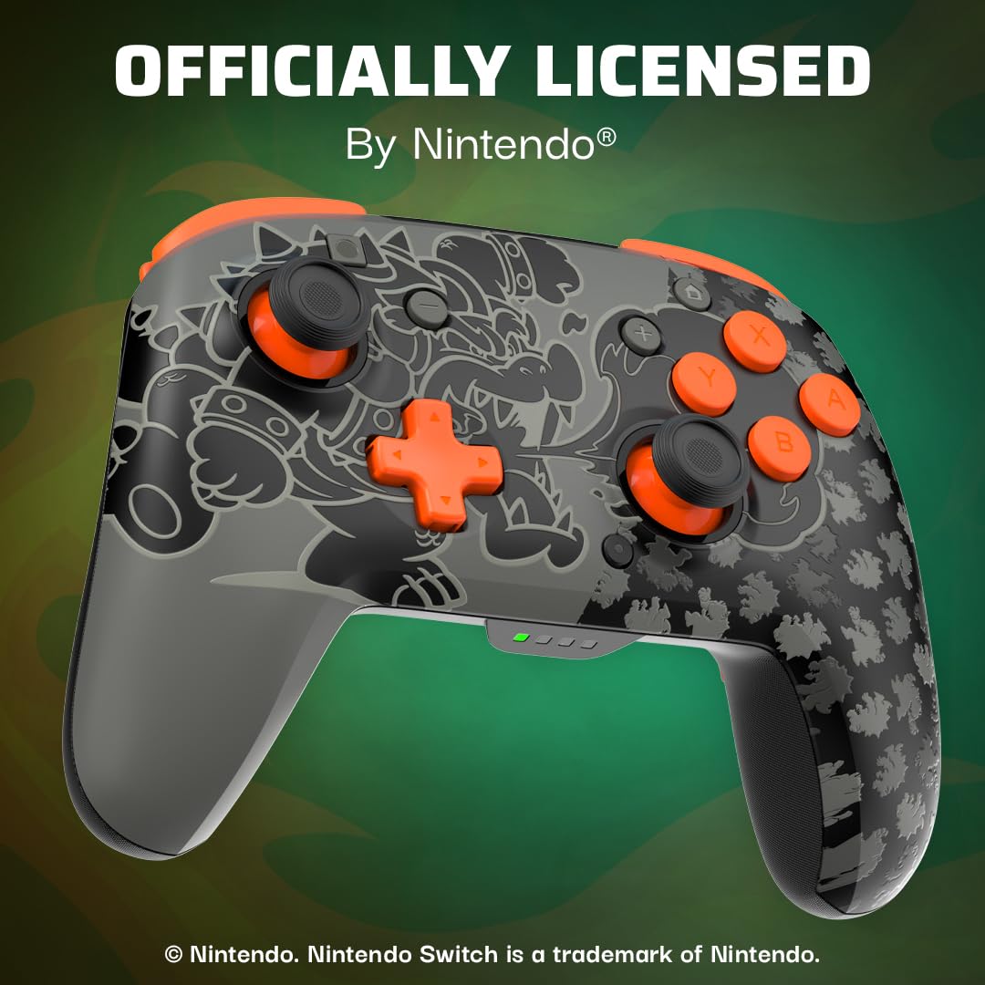 Foto 3 pulgar | Controlador Inalámbrico Pdp Rematch Glow Blackout Bowser Para Nintendo Switch & Switch Lite Y Modelo Oled - Ven