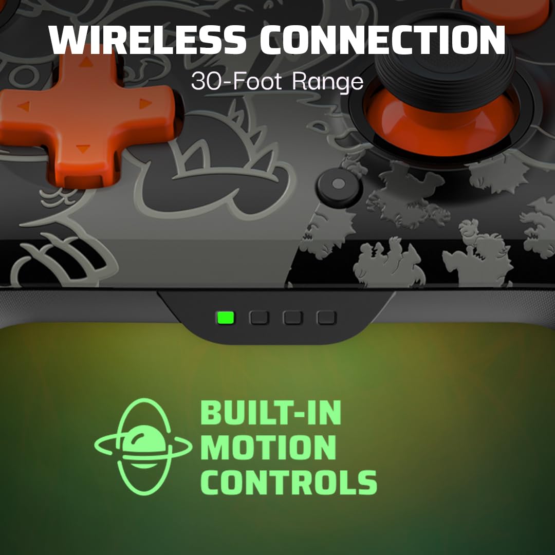 Foto 4 pulgar | Controlador Inalámbrico Pdp Rematch Glow Blackout Bowser Para Nintendo Switch & Switch Lite Y Modelo Oled - Ven