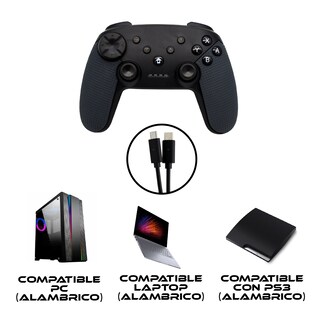 Foto 3 | Control Inalámbrico Bluetooth Gamepad Joystick para Nintendo Switch Android Ps3 O Pc