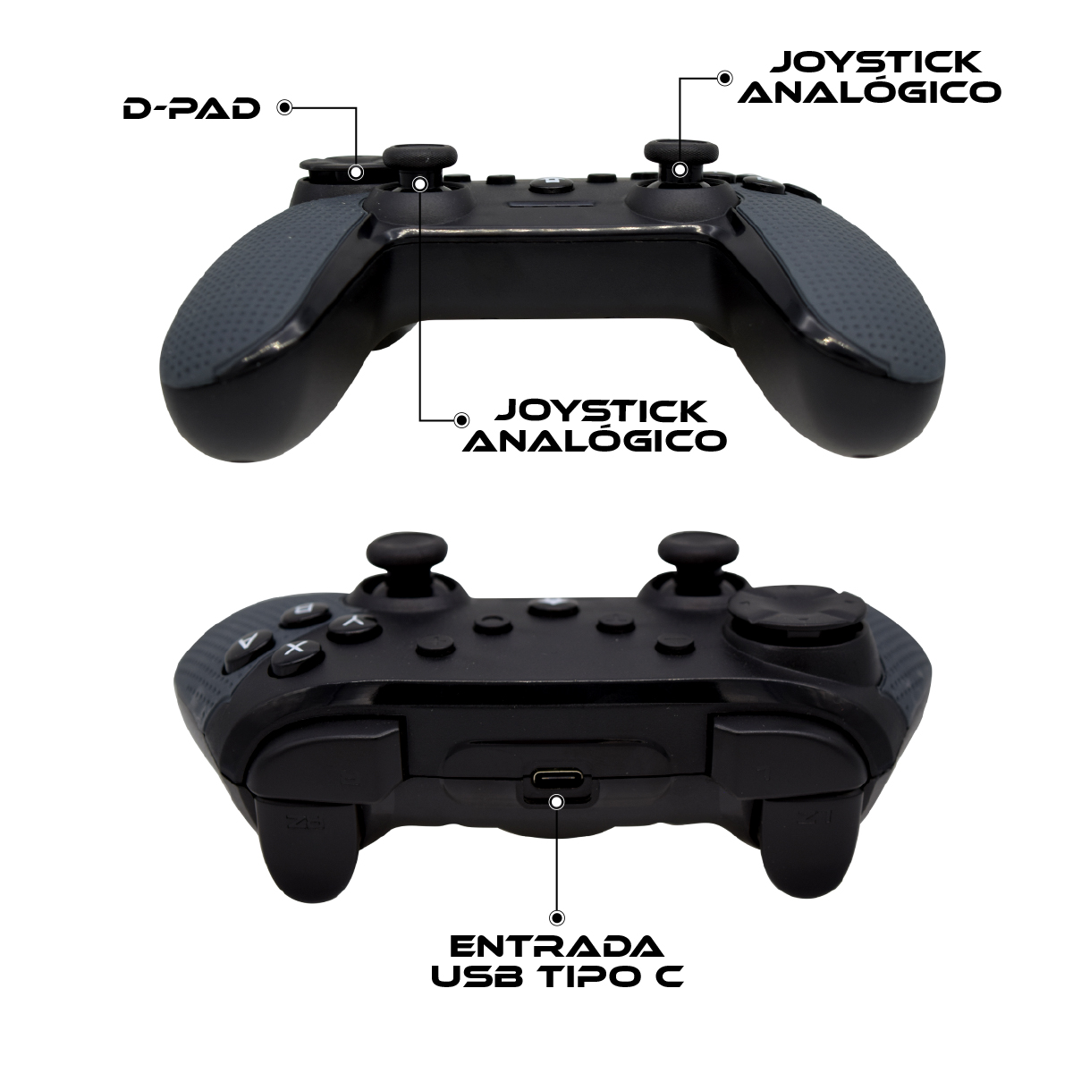 Foto 6 pulgar | Control Inalámbrico Bluetooth Gamepad Joystick para Nintendo Switch  Android  Ps3 O Pc
