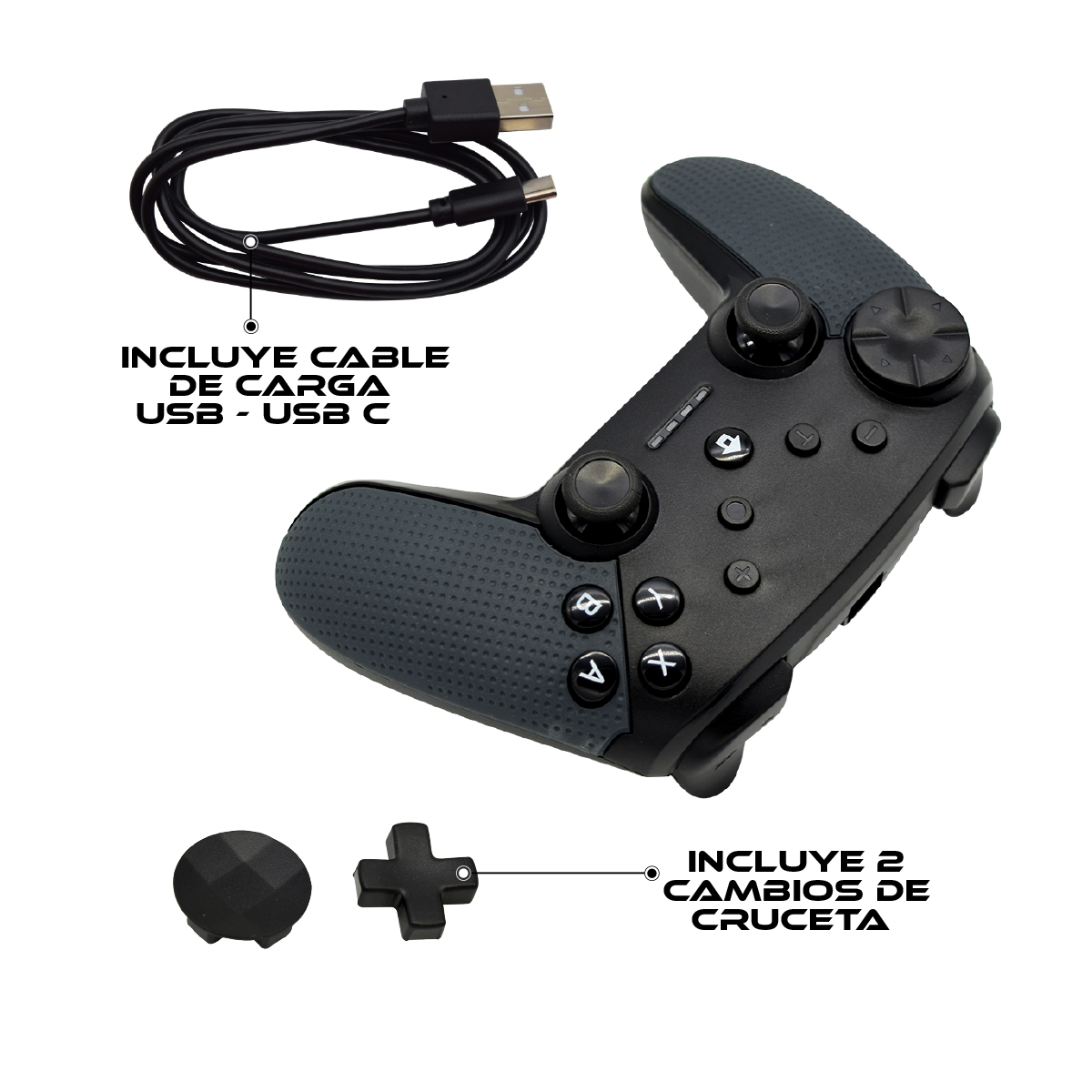 Foto 9 pulgar | Control Inalámbrico Bluetooth Gamepad Joystick para Nintendo Switch  Android  Ps3 O Pc