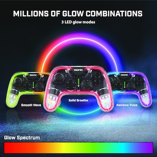 Foto 3 | Mando Inalámbrico Bionik Neo Glow Nintendo Switch Rgb - Venta Internacional.
