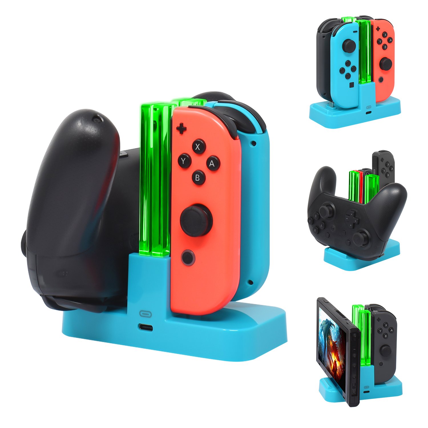 Estación De Carga Fastsnail Para Nintendo Switch Y Oled - Venta Internacional.