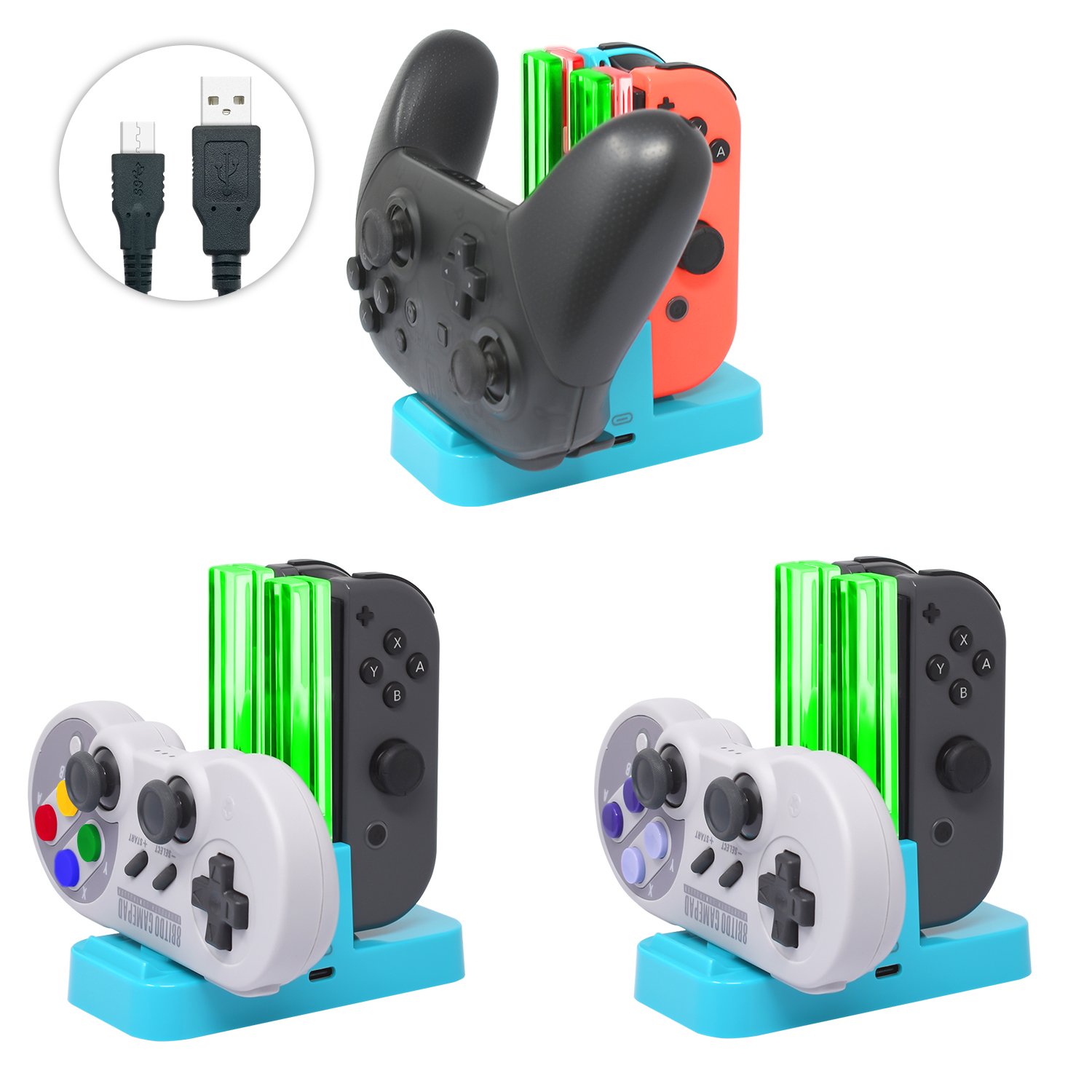 Foto 6 pulgar | Estación De Carga Fastsnail Para Nintendo Switch Y Oled - Venta Internacional.