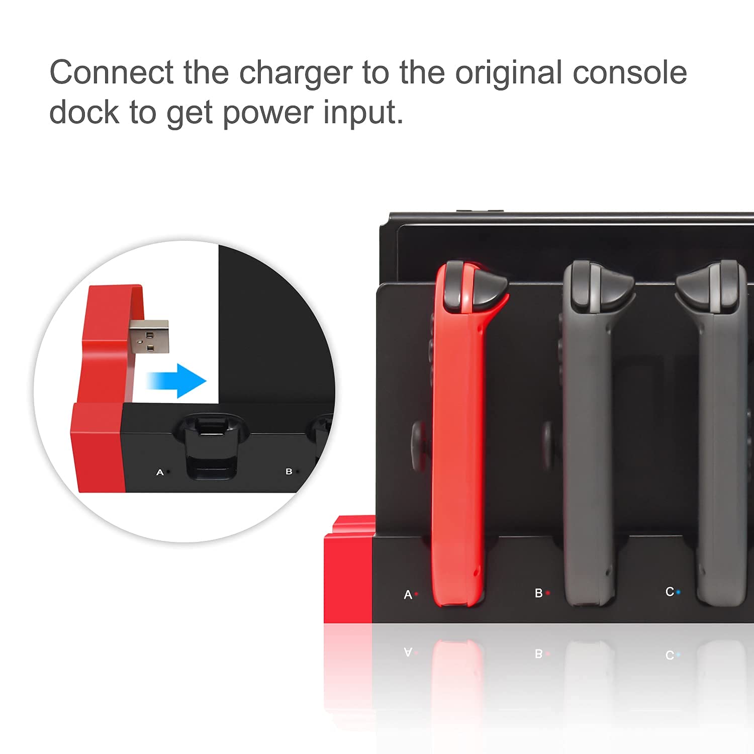 Foto 3 pulgar | Estación De Carga Klipdasse Para Nintendo Switch Y Oled - Venta Internacional.
