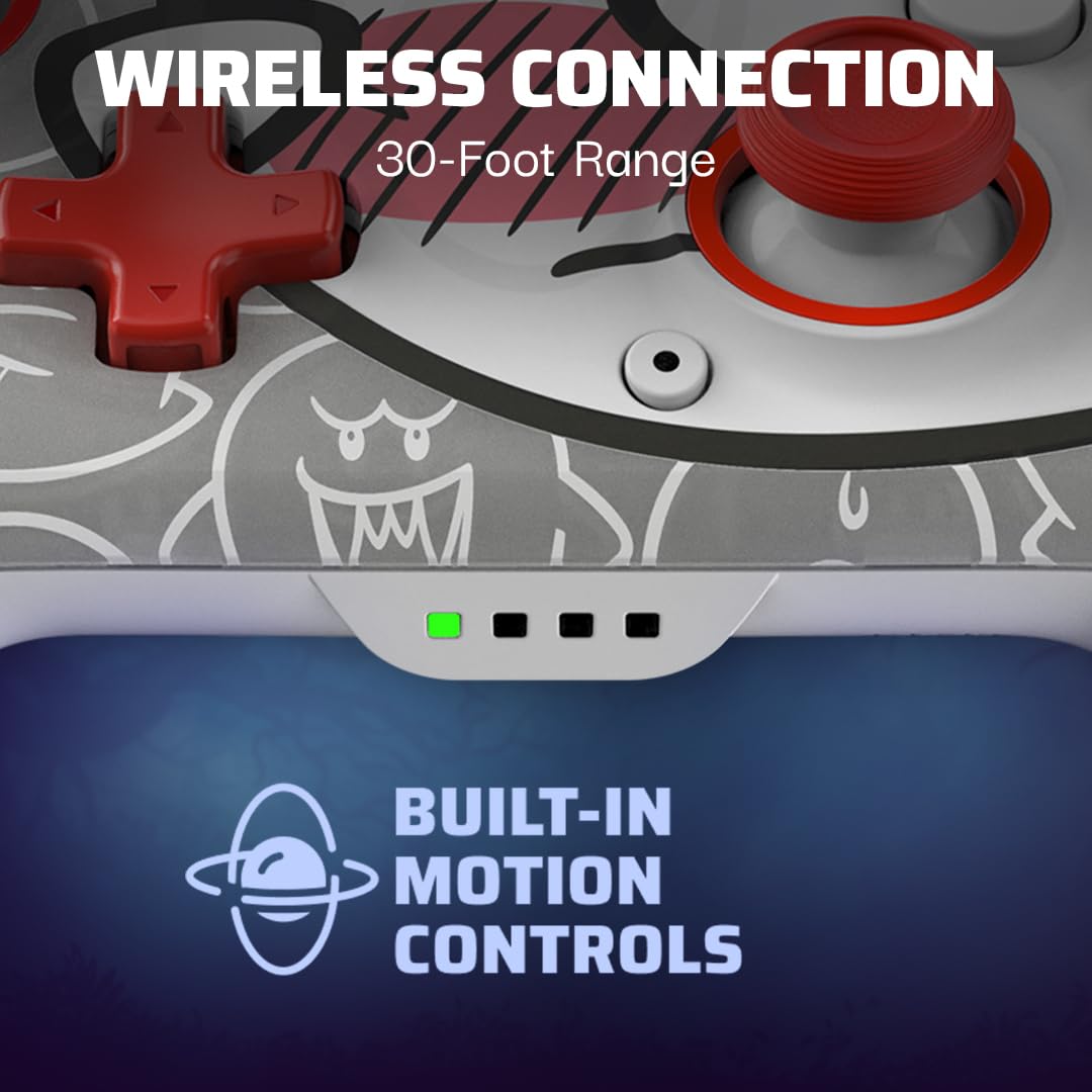Foto 4 pulgar | Controlador Inalámbrico Pdp Rematch Glow Boo Hoo Con Movimiento - Venta Internacional.