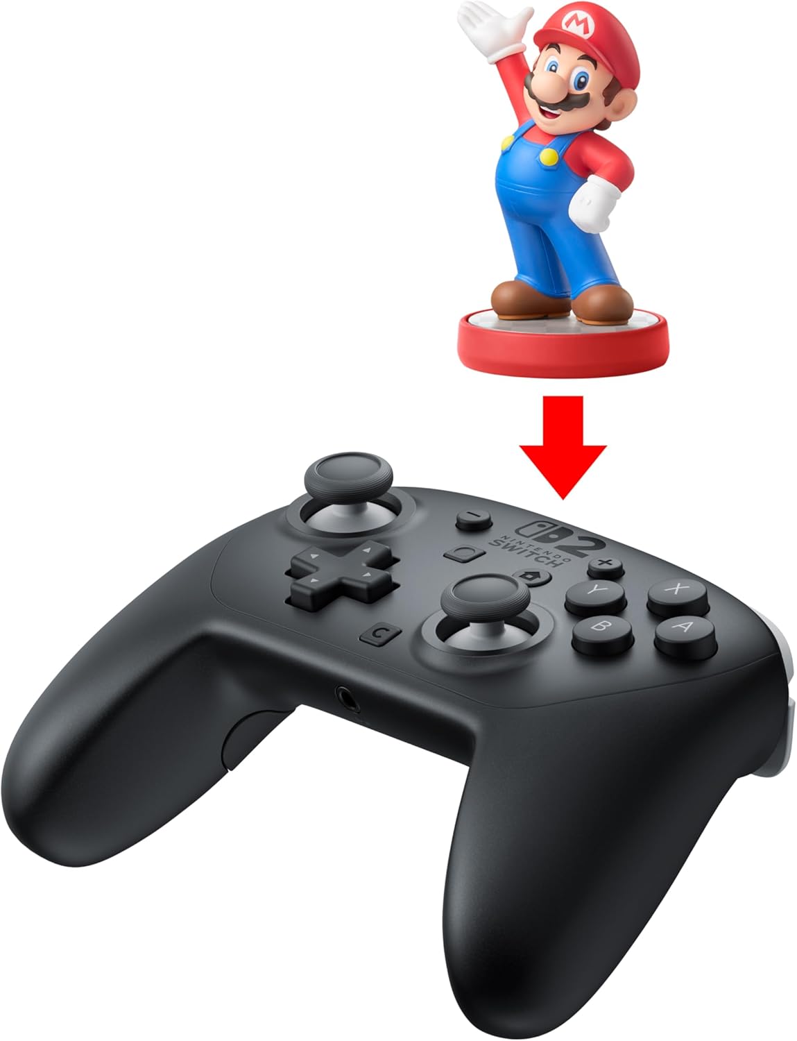 Foto 7 pulgar | Control Inalámbrico Para Nintendo Switch 2 Pro Controller Negro Internacional