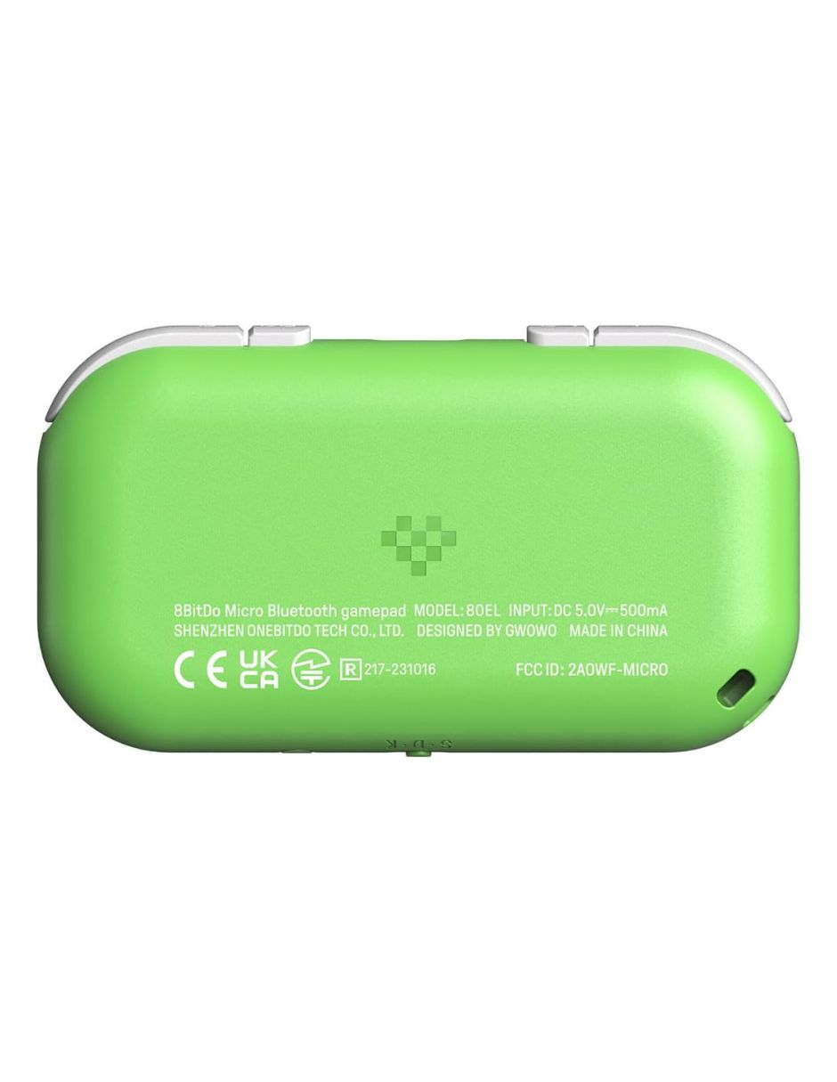 Foto 4 pulgar | 8bitdo Micro Bluetooth Gamepad Green Nsw