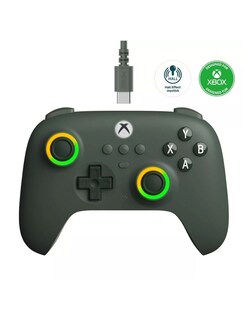 Foto 1 | 8bitdo Ultimate C Wired Controller Dark Green + Game Pass Code Xsx