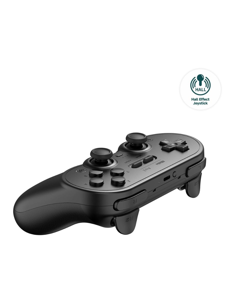 Foto 3 pulgar | 8bitdo Pro 2 Bluetooth Gamepad Hall Edition Black Nsw