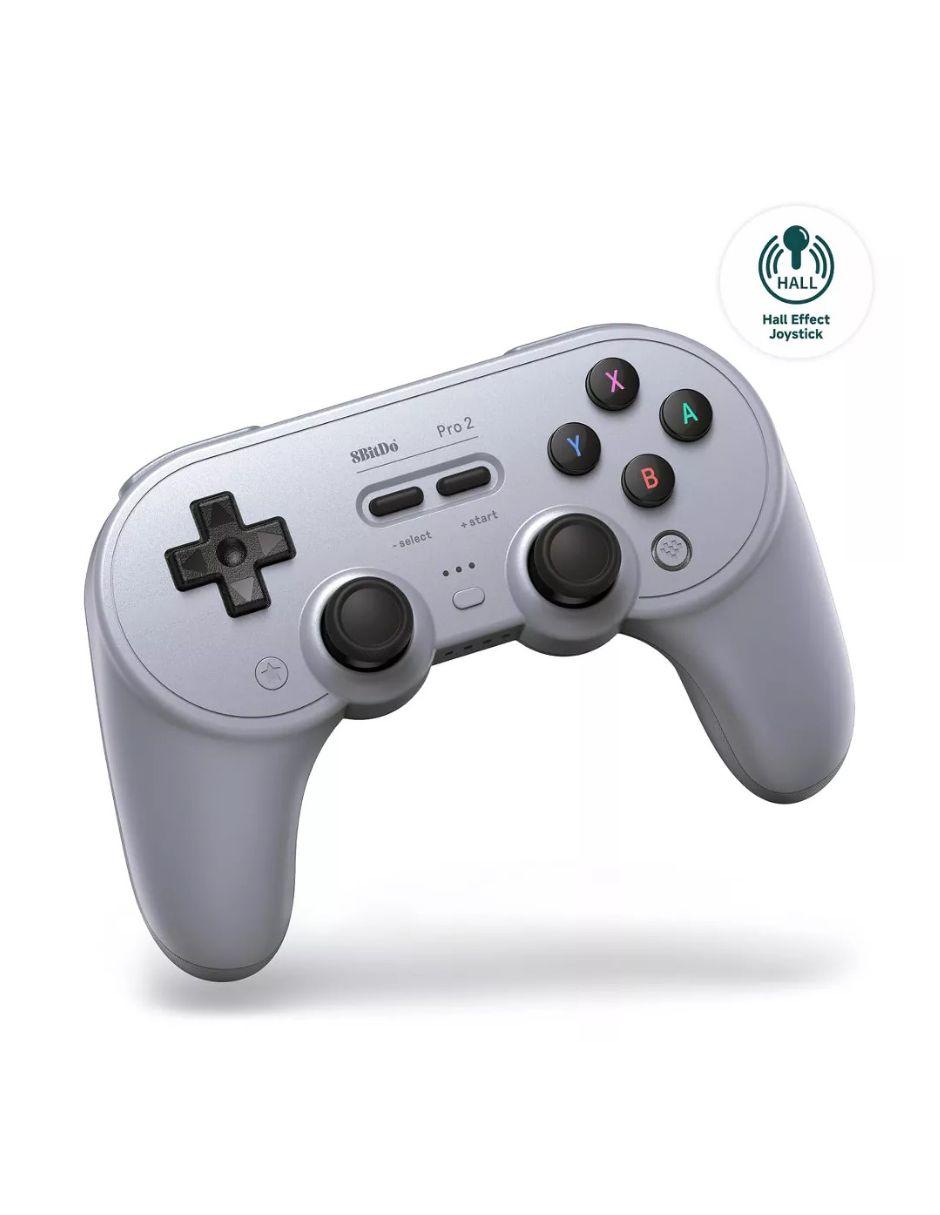 Foto 1 | Mando Pro 2 8bitdo Bluetooth Hall Edition Gray Nsw