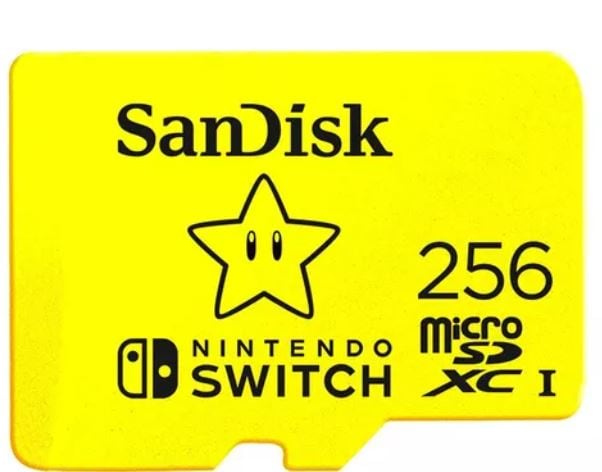 Memoria 256 Gb para Nintendo Switch 4k $1,935