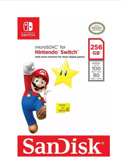 Foto 3 pulgar | Memoria 256 Gb para Nintendo Switch 4k