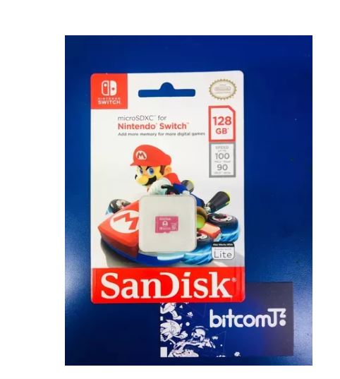 Foto 4 pulgar | Memoria Micro SD Sandisk para Nintendo Switch 128 GB