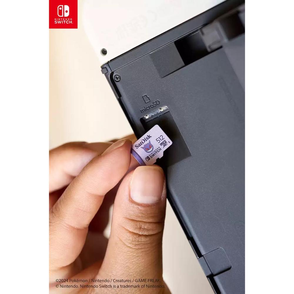 Foto 3 pulgar | Memoria Sandisk Micro Sd 512gb Pokémon Nintendo Switch